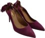 Aquazzura Pre-owned Suede heels Purple Dames - Thumbnail 3