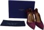 Aquazzura Pre-owned Suede heels Purple Dames - Thumbnail 7