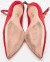 Aquazzura Pre-owned Suede heels Red Dames - Thumbnail 6