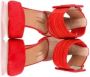 Aquazzura Pre-owned Suede heels Red Dames - Thumbnail 10