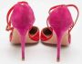 Aquazzura Pre-owned Suede heels Red Dames - Thumbnail 5