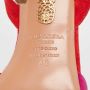 Aquazzura Pre-owned Suede heels Red Dames - Thumbnail 8