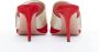 Aquazzura Pre-owned Suede heels Red Dames - Thumbnail 5