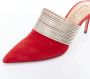 Aquazzura Pre-owned Suede heels Red Dames - Thumbnail 7