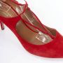 Aquazzura Pre-owned Suede heels Red Dames - Thumbnail 7