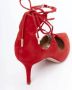 Aquazzura Pre-owned Suede heels Red Dames - Thumbnail 8