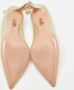 Aquazzura Pre-owned Suede heels Yellow Dames - Thumbnail 5