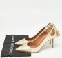 Aquazzura Pre-owned Suede heels Yellow Dames - Thumbnail 8