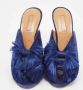 Aquazzura Pre-owned Suede mules Blue Dames - Thumbnail 2