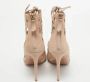 Aquazzura Pre-owned Suede sandals Beige Dames - Thumbnail 5