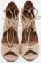 Aquazzura Pre-owned Suede sandals Beige Dames - Thumbnail 3