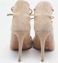 Aquazzura Pre-owned Suede sandals Beige Dames - Thumbnail 5