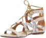 Aquazzura Pre-owned Suede sandals Beige Dames - Thumbnail 4