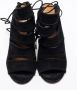 Aquazzura Pre-owned Suede sandals Black Dames - Thumbnail 3