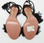 Aquazzura Pre-owned Suede sandals Black Dames - Thumbnail 6