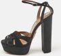 Aquazzura Pre-owned Suede sandals Black Dames - Thumbnail 2