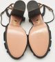 Aquazzura Pre-owned Suede sandals Black Dames - Thumbnail 6