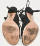 Aquazzura Pre-owned Suede sandals Black Dames - Thumbnail 5