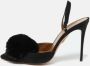 Aquazzura Pre-owned Suede sandals Black Dames - Thumbnail 2