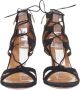 Aquazzura Pre-owned Suede sandals Black Dames - Thumbnail 3