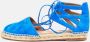 Aquazzura Pre-owned Suede sandals Blue Dames - Thumbnail 2