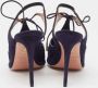 Aquazzura Pre-owned Suede sandals Blue Dames - Thumbnail 5