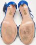 Aquazzura Pre-owned Suede sandals Blue Dames - Thumbnail 6