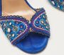 Aquazzura Pre-owned Suede sandals Blue Dames - Thumbnail 7