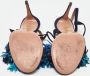 Aquazzura Pre-owned Suede sandals Blue Dames - Thumbnail 4