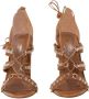 Aquazzura Pre-owned Suede sandals Brown Dames - Thumbnail 3