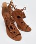 Aquazzura Pre-owned Suede sandals Brown Dames - Thumbnail 4