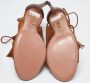 Aquazzura Pre-owned Suede sandals Brown Dames - Thumbnail 6