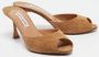 Aquazzura Pre-owned Suede sandals Brown Dames - Thumbnail 4