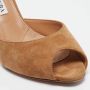 Aquazzura Pre-owned Suede sandals Brown Dames - Thumbnail 7