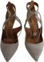 Aquazzura Pre-owned Suede sandals Gray Dames - Thumbnail 2