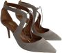 Aquazzura Pre-owned Suede sandals Gray Dames - Thumbnail 5