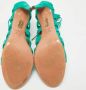 Aquazzura Pre-owned Suede sandals Green Dames - Thumbnail 6