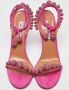 Aquazzura Pre-owned Suede sandals Pink Dames - Thumbnail 3