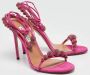 Aquazzura Pre-owned Suede sandals Pink Dames - Thumbnail 4