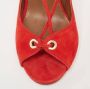 Aquazzura Pre-owned Suede sandals Red Dames - Thumbnail 7