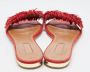 Aquazzura Pre-owned Suede sandals Red Dames - Thumbnail 5