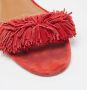 Aquazzura Pre-owned Suede sandals Red Dames - Thumbnail 7