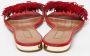 Aquazzura Pre-owned Suede sandals Red Dames - Thumbnail 5