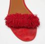 Aquazzura Pre-owned Suede sandals Red Dames - Thumbnail 7