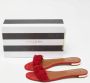 Aquazzura Pre-owned Suede sandals Red Dames - Thumbnail 9