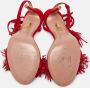 Aquazzura Pre-owned Suede sandals Red Dames - Thumbnail 6