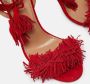 Aquazzura Pre-owned Suede sandals Red Dames - Thumbnail 7