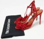 Aquazzura Pre-owned Suede sandals Red Dames - Thumbnail 9