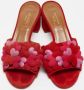 Aquazzura Pre-owned Suede sandals Red Dames - Thumbnail 2