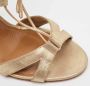 Aquazzura Pre-owned Suede sandals Yellow Dames - Thumbnail 6